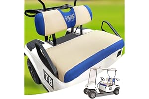 ‎10L0L 10L0L Golfplatzgeräte,Golfmobil-Zubehör,Golfwagen-Sitzbezug Komplettset für Vordersitze, Polyester-Bank-Sitzschoner, universell passendes Zubehör für EZGO TXT RXV & Club Car DS