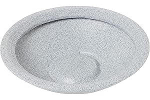 ALTUNA Stewart 5110077 Low Varese Bowl - Alpine Grey, 60x60x15 cm