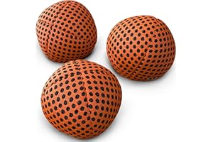 speevers Juggling Balls Professional Set of 3 Fresh Design - Juggle Balls for Beginners, Kids, Adults - 2 Layers of Net Uni Color Carry Case Xballs (120g, Orange)