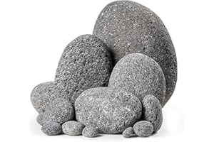 ARKA mySCAPE-Lava Pebbles - Piedras de paisajismo acuático para acuarios de Agua Dulce - Mezcla Aprox. 10-200 mm - Contenido: 10 kg