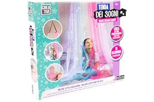 Creative Creative-02814-Magic Nice Group Tenda dei Sogni, Crea la Magic Dream Canopy con Tulle Che Si Illumina e Decora PON, Adesivi Glitterati, Nastri in Raso, Multicolore, Taglia Unica, 02814