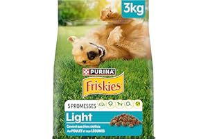 FRISKIES Croquettes Chien Light Poulet Légumes 3KG