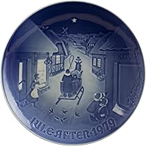 Piatto Natale Bing &amp; Grondahl 1981 Originale - Porcellana Prima Scelta 'Christmas Peace'