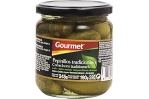 Gourmet - Pepinillos tradicionales - Al vinagre - 345 g