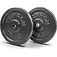 PROIRON Dischi Palestra in Ghisa con Diametro Ø 25 mm-Dischi per Bilanciere e Manubri 1,25kg 2,5kg 5kg 10kg