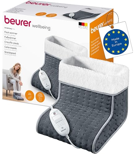 MONZANA Scaldapiedi Elettrico: 6 Livelli E Timer 90 Min, Lavabile, Taglia 47 - 2