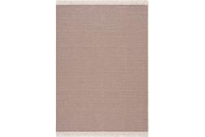 JIMRI Fashion4Home dywan, chodnik do salonu, sypialni, kuchni, pokoju dziecięcego, łazienki, bieżnik na korytarz, styl Boho/Kelim, kolor beżowy, rozmiar: 80 x 150 cm