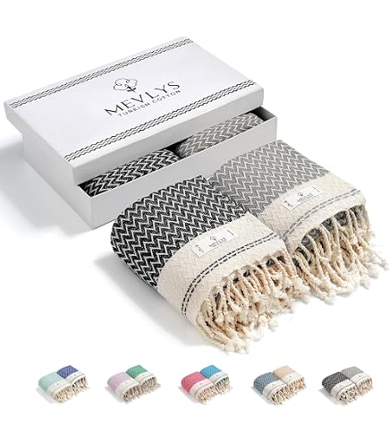Luum® Asciugamano da hammam da donna e uomo, XXL, in cotone, per sauna, da yoga, da spiaggia, da sauna, da viaggio, in confezione regalo