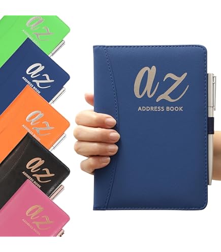 Letts Of London Icon Slim Pkt Address Book Blue, 990219 - View #4