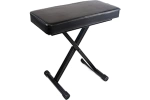 JEAN PAUL USA Reprize Accessories DKB-1 Adjustable Keyboard Bench,black