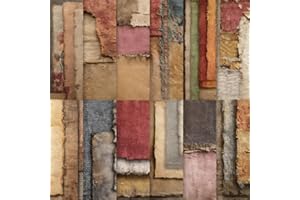 CRETVESTSAR 24 Sheets 6x6 in Scrapbook Paper, Vintage Single Sided Patterned Paper for DIY Crafting, Junk Journals, Card Making and Gift Wrapping, 12 Designs (Style 3, one Size)