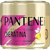 Pantene Pro-V Maschera Capelli, Protezione Cheratina, Ricci Perfetti, Fino A 72h Di Ricci Definiti In 1 Applicazione Per Ricc