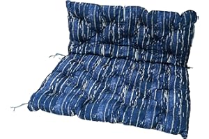 Homecall - Cojín para jardín (azul y marrón)