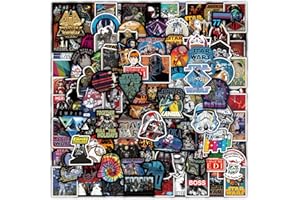 BIMANI 100 autocollants Star Wars, pack d'autocollants de films en vinyle imperméable pour bouteilles d'eau, ordinateurs portables, voitures, pare-chocs, décalcomanies cool pour adolescents et adultes