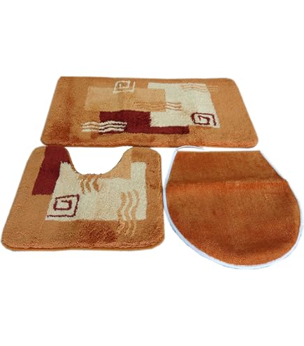 essential - Cadiz - Beige / Terracotta 60 x 90 cm Badmatten