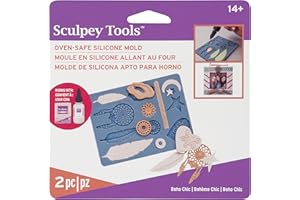 Sculpey APM-63 APM-63-Molde Flexible para repostería, Silicona, Boho Chic