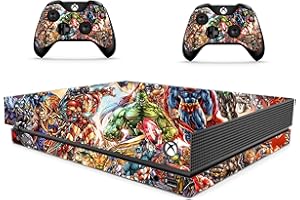 the grafix studio Superhero Sticker/Skin xbox one x Console & Remote controller stickers, xbx17