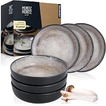 Set Stoviglie 18 Pezzi Moritz & Moritz BLOSSOM - Porcellana Floreale Per 6 Persone, Piatti Fondi E Dessert