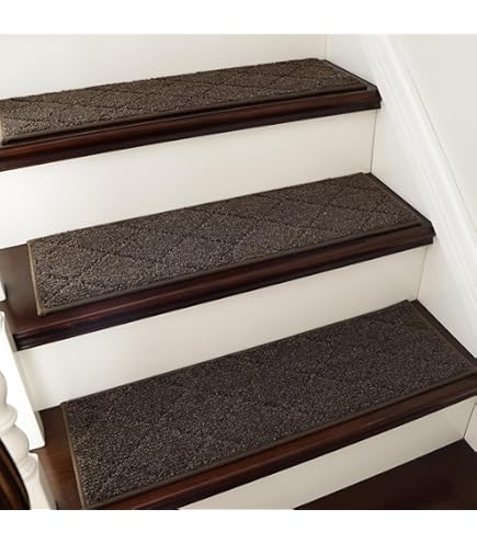 Tappetini Per Gradini In Velluto Dynasty - 15 Pezzi Antracite - Foto 9