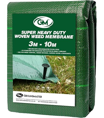 Unkrautvlies 1,2 X 30,5 M – Premium-Gewebe Zur Unkrautbekämpfung & Erosionskontrolle, Langlebig