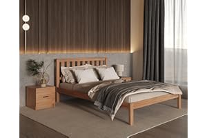 Krok Wood Sofia Solid Wood Bed in Beech (European Single) 90 x 200 cm