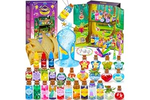 Tesok Magic Potions Kit for Kids, Upgraded 26 DIY Mixed Magic Wizard Potion Bottles, Mystery Potions Craft Kit, Christmas Decorations Birthday Gifts for Age 6 7 8 9 10+ Year Old Girls Boys