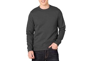 Amazon Essentials herr Fleecetröja med rund hals (finns i stora och långa)