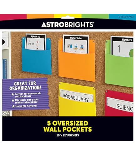 Samsill Cascading Wall File Organizer, 6 Removable Tunisia
