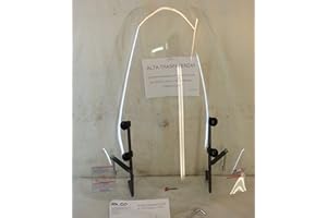 Pare-Brise FACO Peugeot KISBEE 50-100 - Code 23281 - Transparent - Ajustement spécifique au véhicule - Scooter - Montage avec kit