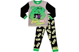 THEPYJAMAFACTORY Marvel The Incredible Hulk Crash Krunch Pyjama pour garçon