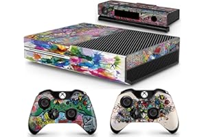 giZmoZ n gadgetZ GNG Adesivi in Vinile per Xbox One con Il Logo di Graffiti per Console E per 2X Controllers