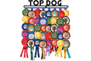 The Medal Hanger Shop | 'Top Dog' | Black | Rosette/Ribbon Display Hanger Holder | Made in Britain