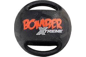 Nerf Dog Pelota de juguete robusta Zeus Bomber Xtreme para perros, 15 cm