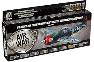 Acrylicos Vallejo Model Air - Set di Colori Acrilici per Aerografo, Multicolore