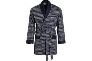 R REVISE Revise RE-509 Krótki bawełniany szlafrok męski – 100% bawełna