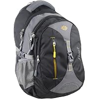 Finer Casual Backpacks for Men Women|College Bags|Office Laptop Bagpacks| Trendy Light Weight Bags|Fancy Travel Backpack Water Resistance|Tool Bags| 34 litres (with raincover) (Grey & Black)