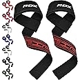 RDX Cinghie Sollevamento Pesi, 5MM Neoprene Imbottita Supporto Polsa, Fitness Polsiere Palestra Fasce Polsi Power Lifting Str
