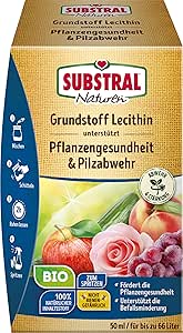 Substral Naturen Bio Grundstoff Lecithin Konzentrat unterstützt Pflanzengesundheit, Pilzabwehr + Befallsminderung, 50ml