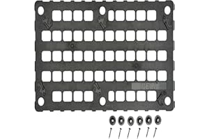 PELI 1510 MOLLE Panel Deckeleinsatz, original Zubehör, kompatibel 1510 Koffer, Farbe: Schwarz, Taschen und Koffer separat erhältlich