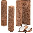 YOUEON 3Pcs Coconut Coir Liner Sheets 100 x 40 cm Coco Liner Roll Thick and Sturdy Coconut Fiber Mat Insulation Coconut Mat for Flowerpot Basket Gardening Pots Carpet Decor and More
