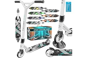 KESSER® Scooter Funscooter Stuntscooter X-Limit, conducción de 360° con cojinetes de Bolas ABEC 9, Ruedas de PU de 100 mm, Patinete Robusto, Patinete de Ciudad, Patinete de Trucos para niños y Adulto