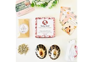 Coquillages d'allaitement BABY SHELL + Tisane Bio Offerte + Guide Maternité (X-LARGE: aréole + de 7cm)