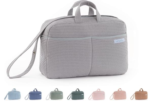 mi bollito Crossbody Sac de maternité pour poussette et hôpital Sac de rangement pratique et élégant de grande capacité Produit fabriqué en Espagne