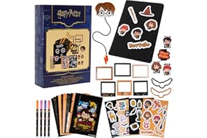Get Trend Harry Potter Scrapbooking Kit Bambini, DIY Giornale Set Arte con Taccuino Adesivi Penna Sfera Segnalibro, Set Cancelleria, Regalo Bambina (Multi Harry Potter)