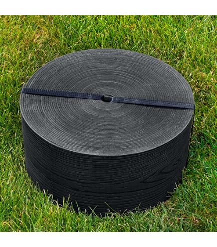 Bordatura Per Prato Chrispol System In Plastica Flessibile, Altezza 4 Cm, Con Pioli Fissaggio, Lunghezze 10/20/50 M, Colori Nero Verde Marrone - 2