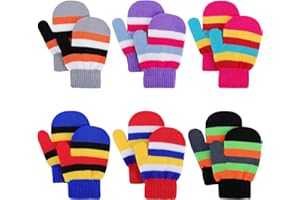 BONU Guanti per bambini - Guanti Elastici Caldi Invernali Guanti Elasticizzati Unisex per Ragazzi e Ragazze di 1~4 anni