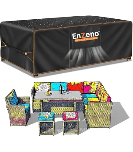 Housse Salon De Jardin 115x115x70cm 420D Oxford Argent Housse Table De