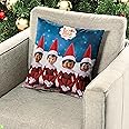 The Elf on the Shelf Childrens Christmas Cushion : Official Accessory for Bedroom, Living Room or Playroom - Soft & Cosy Pillow Gift for Boy and Girl Elf Fans