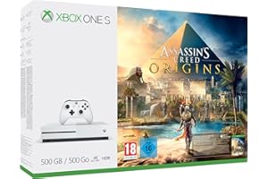 MICROSOFT Xbox One S 500GB Console - Assassin's Creed Origins Bundle - Xbox One [Edizione: Regno Unito]