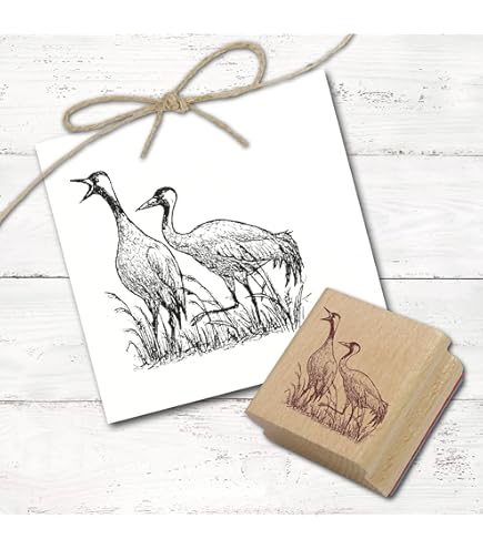 Motief Stempel Dompfaff Vogelstempel Gimpel 48 mm x 35 mm - Houten Stempel Scrapbooking Embossing - Vogels Bloedvink Natuurschool Kleuterschool - België